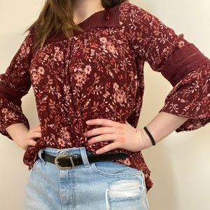 Flowy Floral Top